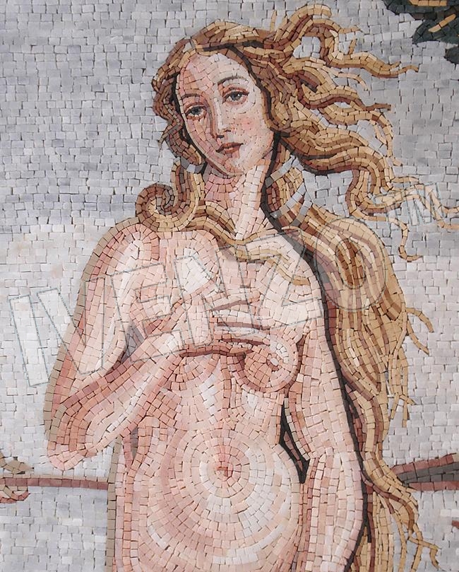 Mosaïque FK029 Details Botticelli: Naissance de Vnus 1