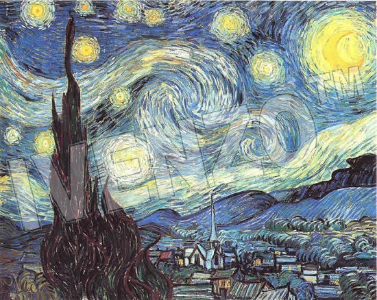 Mosaïque FK080 Details Van Gogh: Nuit toile 1