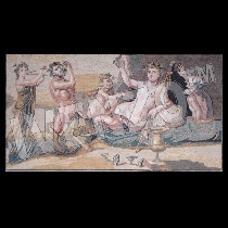 Mosaïque Hracls et Dionysos