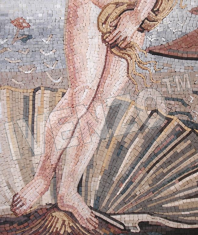 Mosaïque FK029 Details Botticelli: Naissance de Vénus 2
