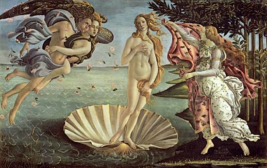 Mosaïque FK029 Details Botticelli: Naissance de Vénus 3