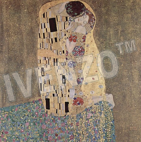 Mosaïque FK053 Details Gustav Klimt: Le Baiser 1