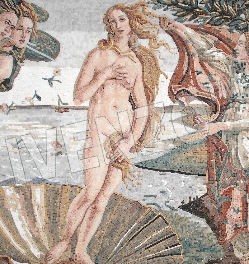 Mosaïque FK101 Details Botticelli: Naissance de Vénus 1