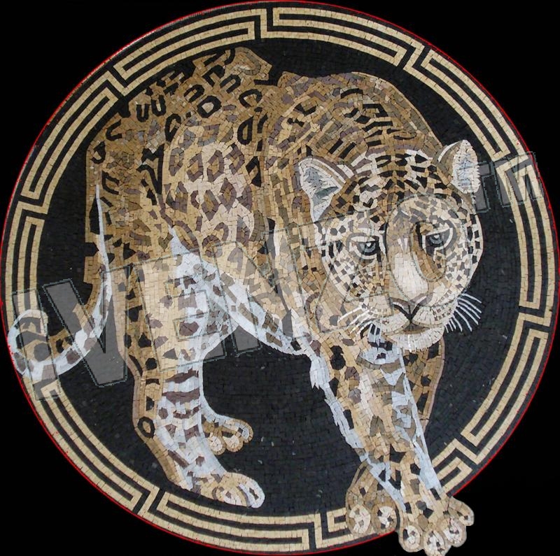 Mosaïque AK023 leopard
