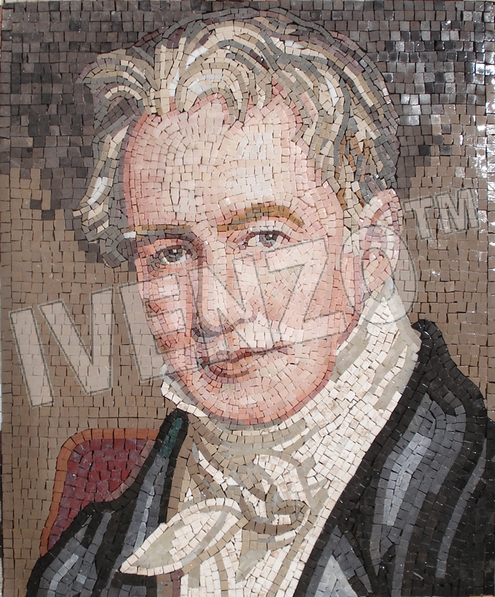 Mosaïque FK077 Portrait Alexander von Humboldt