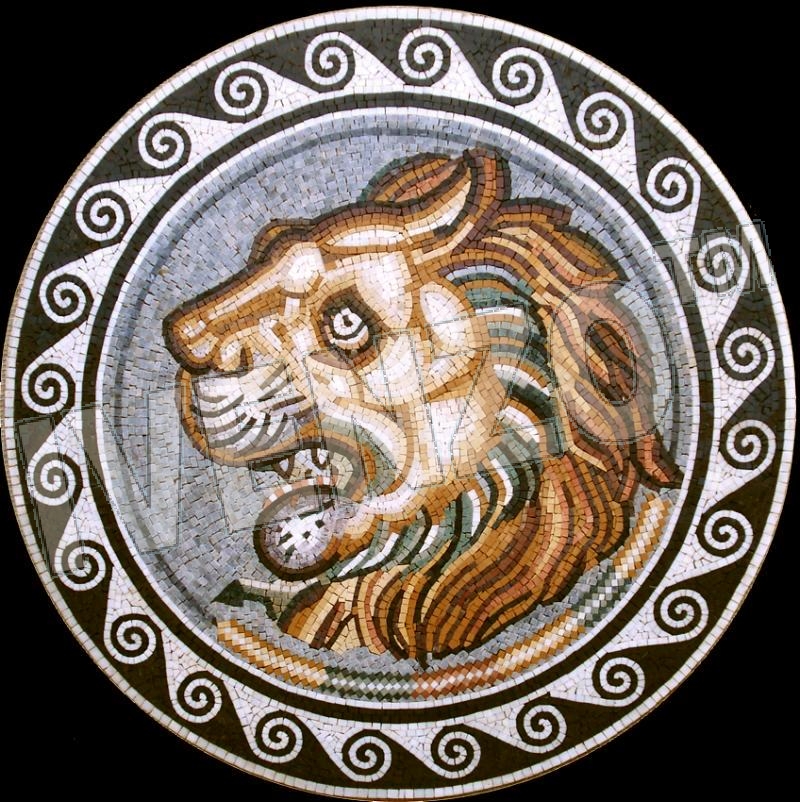 Mosaïque MK081 Lion de Sabratha