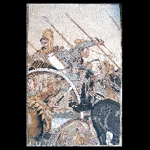 Mosaïque Bataille d'Alexandre à Issos