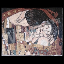 Mosaïque Gustav Klimt: Le Baiser