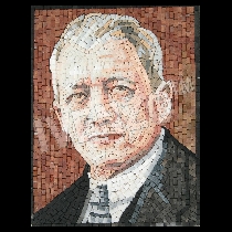 Mosaïque Portrait Franz Oppenheimer