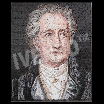 Mosaïque Portrait Johann Wolfgang von Goethe