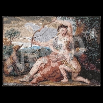 Mosaïque Batoni: Diana et de Cupidon