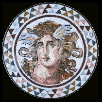Mosaïque Medusa d'Athènes