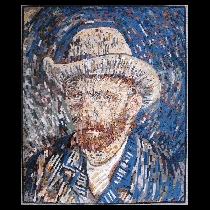 Mosaïque van Gogh: Autoportrait