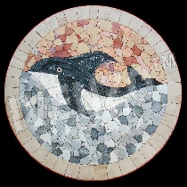 Mosaïque Médaillon de baleine