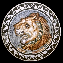 Mosaïque Lion de Sabratha