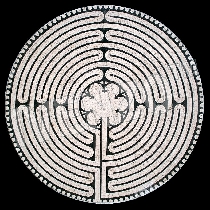 Mosaïque Labyrinthe de Chartres